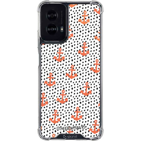 Bouffants and Broken Hearts Anchors and Dots Moto G Power 5G (2024) Clear Case