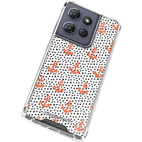 Bouffants and Broken Hearts Anchors and Dots Moto G Stylus 5G (2025) Clear Case