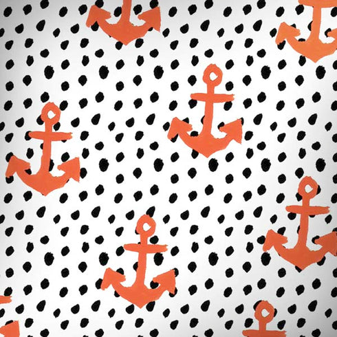 Bouffants and Broken Hearts Anchors and Dots Moto G6 Skin