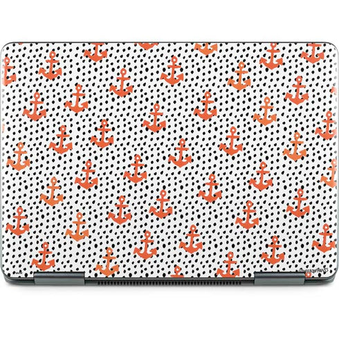 Bouffants and Broken Hearts Anchors and Dots Notebook 9 Pro 13in (2017) Skin