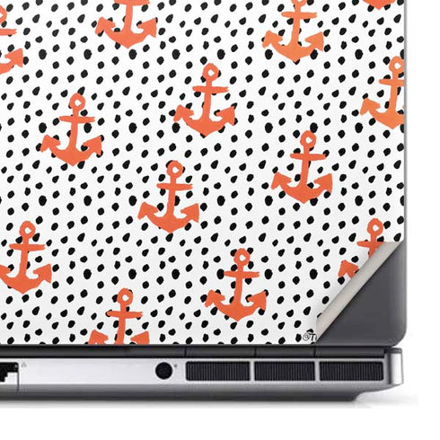 Bouffants and Broken Hearts Anchors and Dots Dell Precision Skin