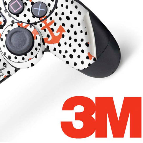 Bouffants and Broken Hearts Anchors and Dots PS4 Pro/Slim Controller Skin