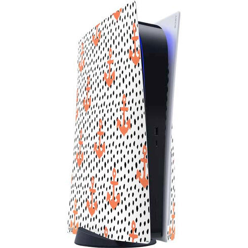 Bouffants and Broken Hearts Anchors and Dots PlayStation PS5 Skins