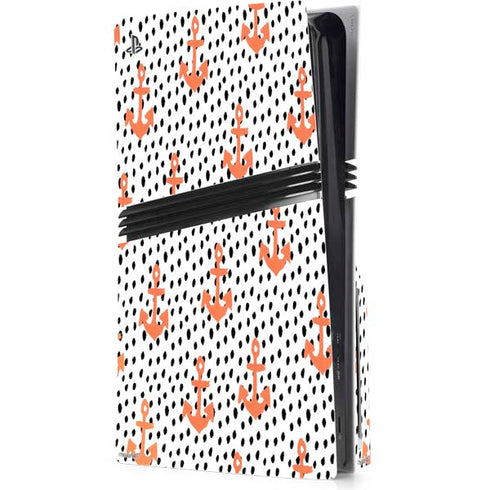 Bouffants and Broken Hearts Anchors and Dots PlayStation PS5 Skins