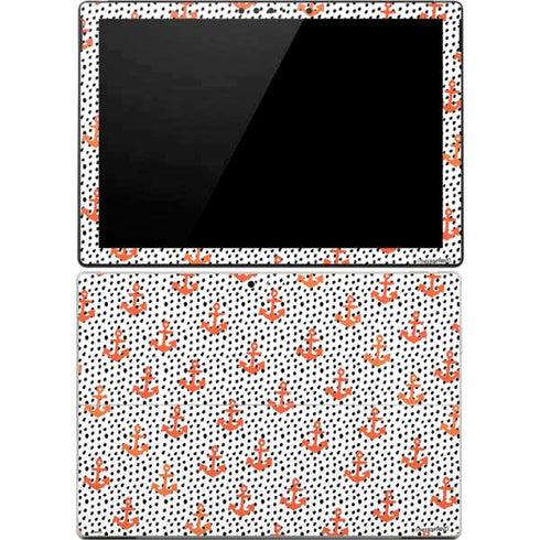 Bouffants and Broken Hearts Anchors and Dots Surface Pro 4 Skin