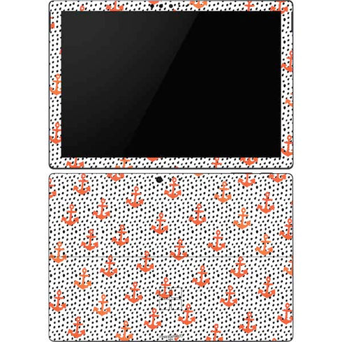 Bouffants and Broken Hearts Anchors and Dots Surface Pro 6 Skin