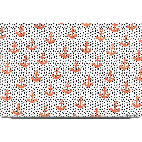 Bouffants and Broken Hearts Anchors and Dots Dell XPS Skin