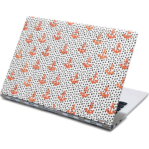 Bouffants and Broken Hearts Anchors and Dots Yoga 910 2-in-1 14in Touch-Screen Skin