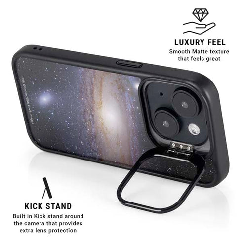 Andromeda Galaxy iPhone 13 Kickstand Case