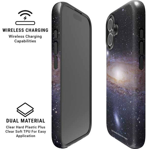 Andromeda Galaxy iPhone 16 Magsafe Impact Case