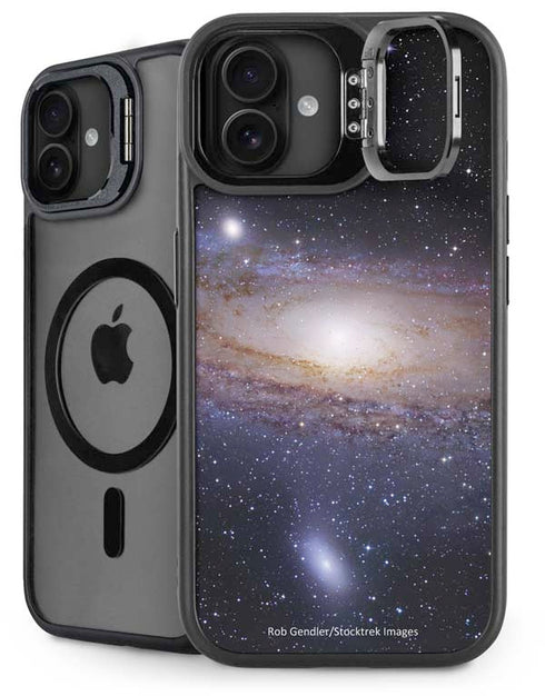 Andromeda Galaxy iPhone 16 Plus Kickstand Case