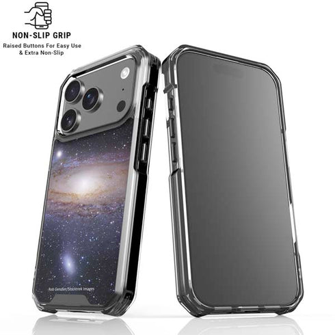 Andromeda Galaxy iPhone 18 Pro Clear Case