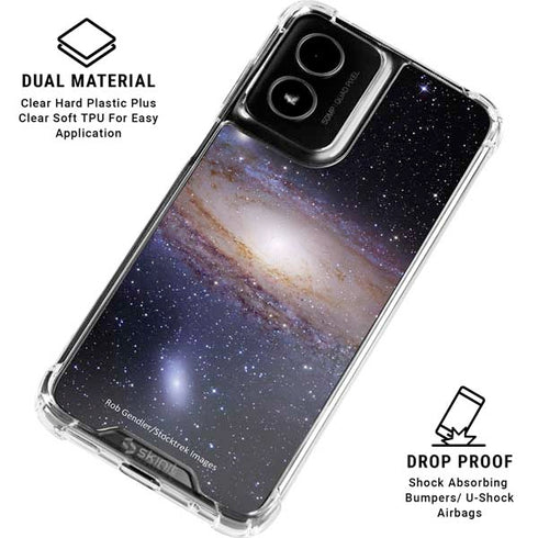 Andromeda Galaxy Moto G Power 5G (2024) Clear Case