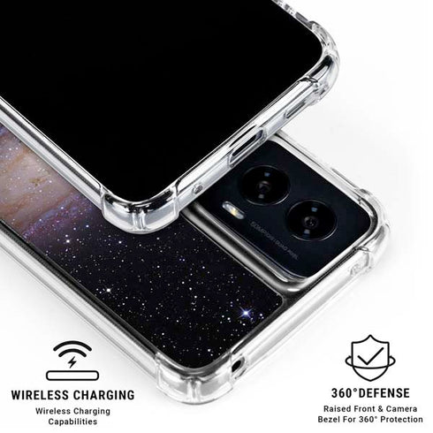 Andromeda Galaxy Moto G Power 5G (2024) Clear Case