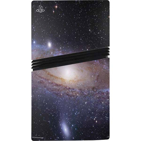 Andromeda Galaxy PS5 Pro Console Skin