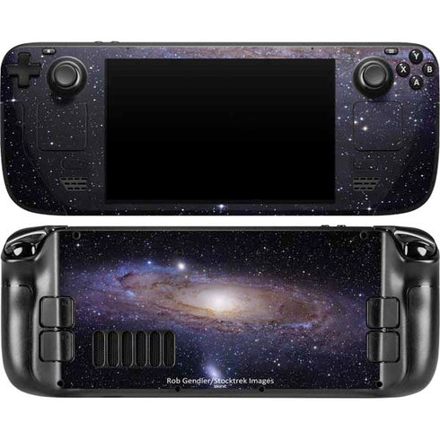 Andromeda Galaxy Steam Deck Handheld Gaming Computer OLED Skin