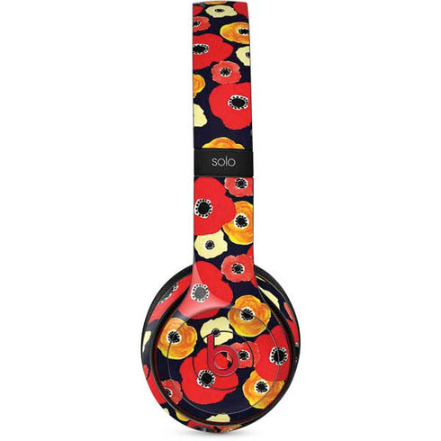 Bouffants and Broken Hearts Anemone Flower Beats Solo 3 Wireless Skin