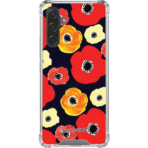 Bouffants and Broken Hearts Anemone Flower Galaxy A17 Clear Case