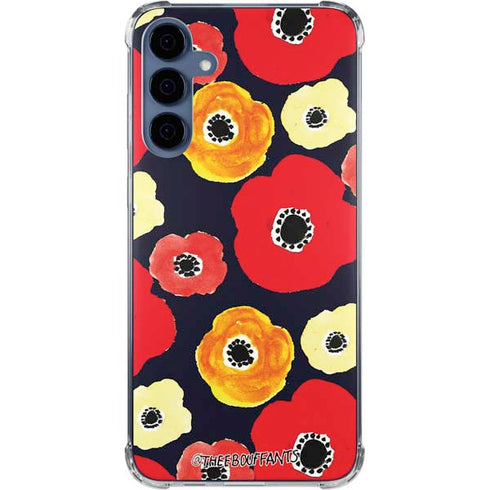 Bouffants and Broken Hearts Anemone Flower Galaxy A55 5G Clear Case