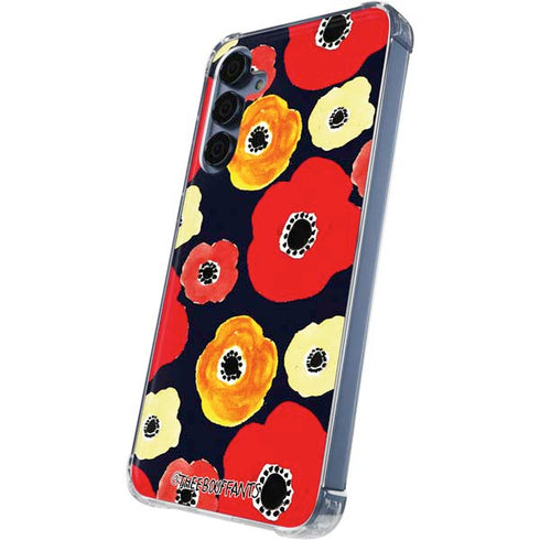 Bouffants and Broken Hearts Anemone Flower Galaxy A55 5G Clear Case