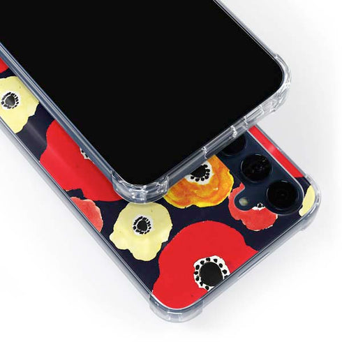 Bouffants and Broken Hearts Anemone Flower Galaxy A55 5G Clear Case