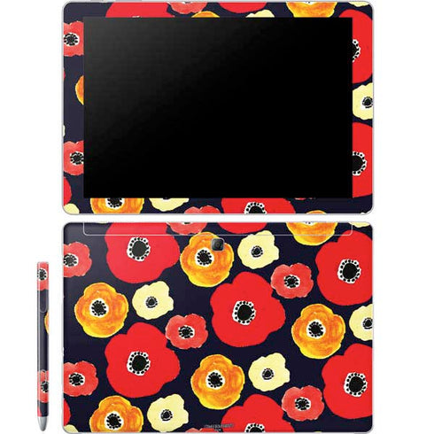 Bouffants and Broken Hearts Anemone Flower Galaxy Book 12in Skin