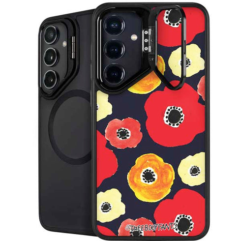 Bouffants and Broken Hearts Anemone Flower Galaxy S25 Kickstand Case