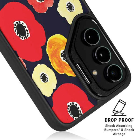 Bouffants and Broken Hearts Anemone Flower Galaxy S25 Kickstand Case