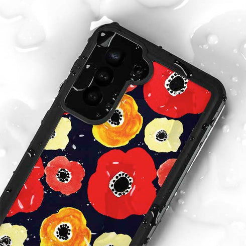 Bouffants and Broken Hearts Anemone Flower Galaxy S24 Plus Waterproof Case