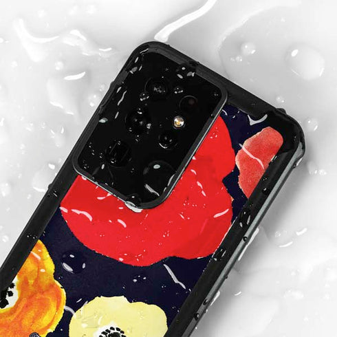 Bouffants and Broken Hearts Anemone Flower Galaxy S24 Ultra Waterproof Case