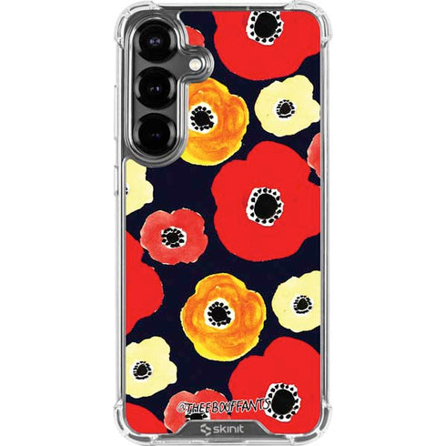 Bouffants and Broken Hearts Anemone Flower Galaxy S26 Clear Case