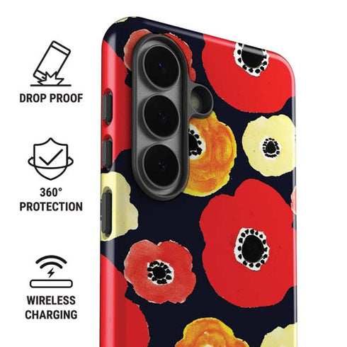 Bouffants and Broken Hearts Anemone Flower Galaxy S26 Plus Impact Case