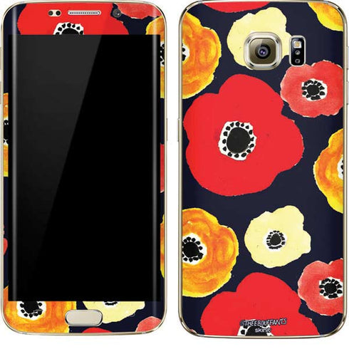 Bouffants and Broken Hearts Anemone Flower Galaxy S7 Edge Skin