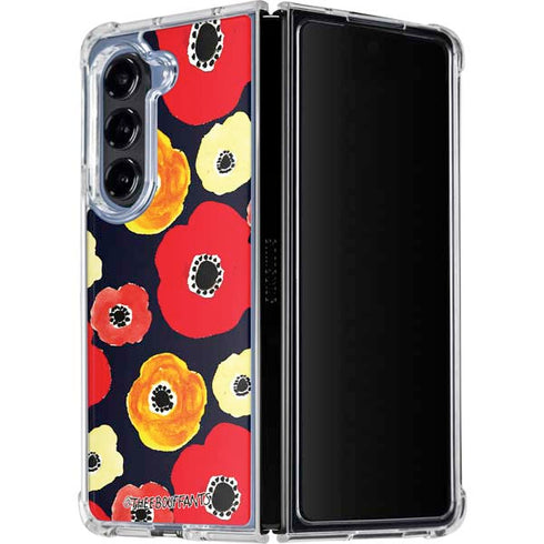 Bouffants and Broken Hearts Anemone Flower Galaxy Z Fold5 5G Clear Case