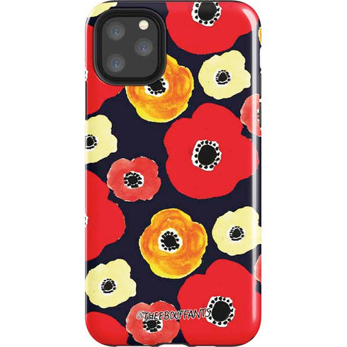 Bouffants and Broken Hearts Anemone Flower iPhone Cases