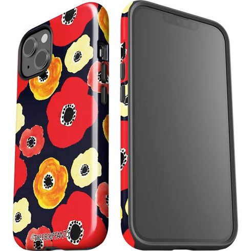 Bouffants and Broken Hearts Anemone Flower iPhone 15 Impact Case
