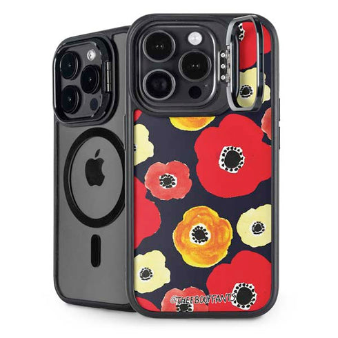 Bouffants and Broken Hearts Anemone Flower iPhone 15 Pro Max Kickstand Case