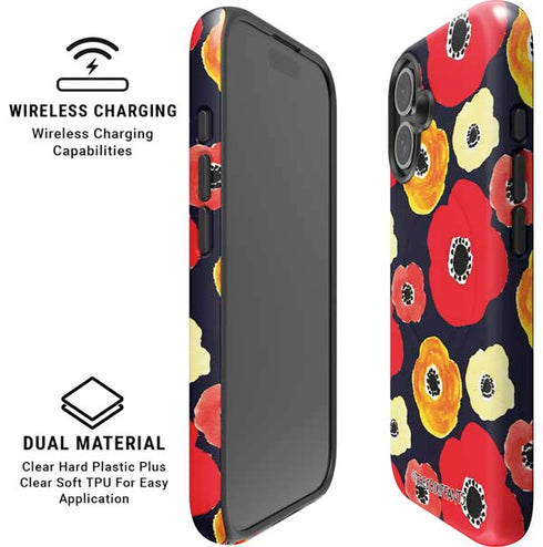 Bouffants and Broken Hearts Anemone Flower iPhone 16 Magsafe Impact Case