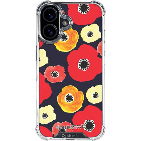 Bouffants and Broken Hearts Anemone Flower iPhone 16 Plus Clear Case