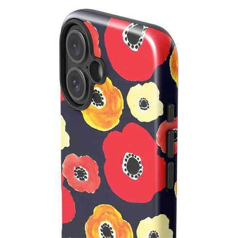 Bouffants and Broken Hearts Anemone Flower iPhone 16 Plus Impact Case