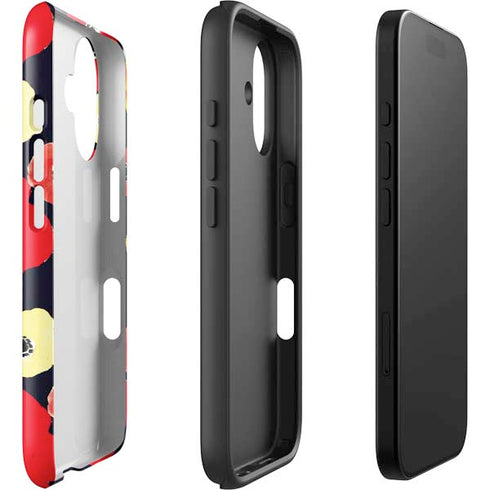 Bouffants and Broken Hearts Anemone Flower iPhone 16 Plus Impact Case