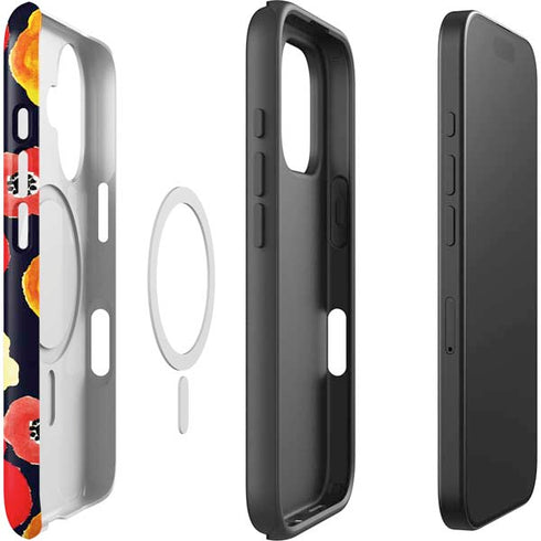 Bouffants and Broken Hearts Anemone Flower iPhone 16 Plus Magsafe Impact Case