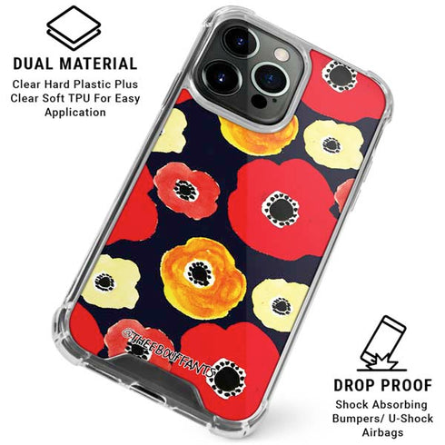 Bouffants and Broken Hearts Anemone Flower iPhone 16 Pro Max Clear Case