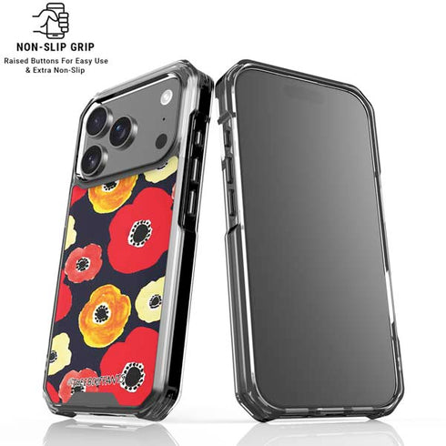 Bouffants and Broken Hearts Anemone Flower iPhone 18 Pro Clear Case