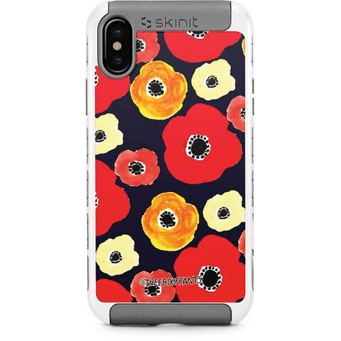 Bouffants and Broken Hearts Anemone Flower iPhone Cases