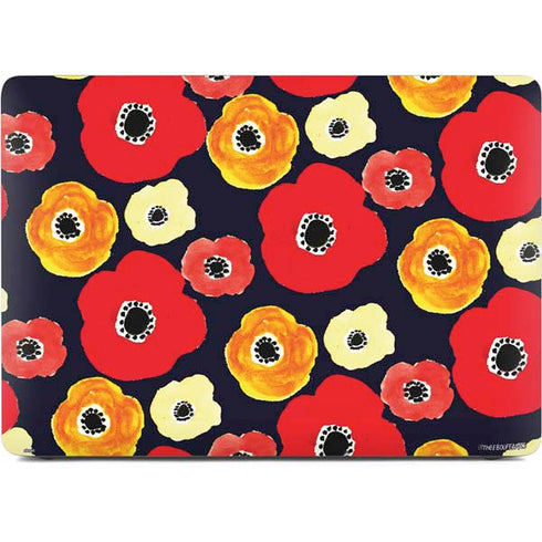 Bouffants and Broken Hearts Anemone Flower Apple MacBook Air Skin