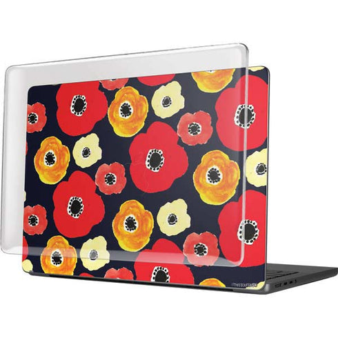 Bouffants and Broken Hearts Anemone Flower MacBook Pro 14in (2021-24) Case plus Skin