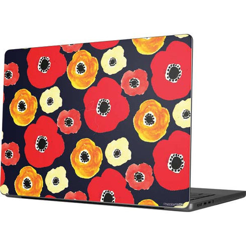 Bouffants and Broken Hearts Anemone Flower Apple MacBook Pro 14-inch Skin