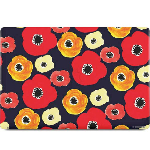Bouffants and Broken Hearts Anemone Flower MacBook Skins