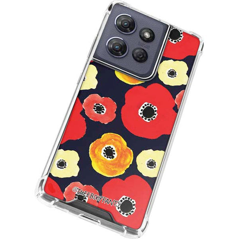 Bouffants and Broken Hearts Anemone Flower Moto G 5G (2025) Clear Case